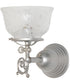7" Wide Gas & Electric Wreath & Garland Wall Sconce