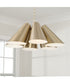 Leo 6-Light Pendant Matte Brass