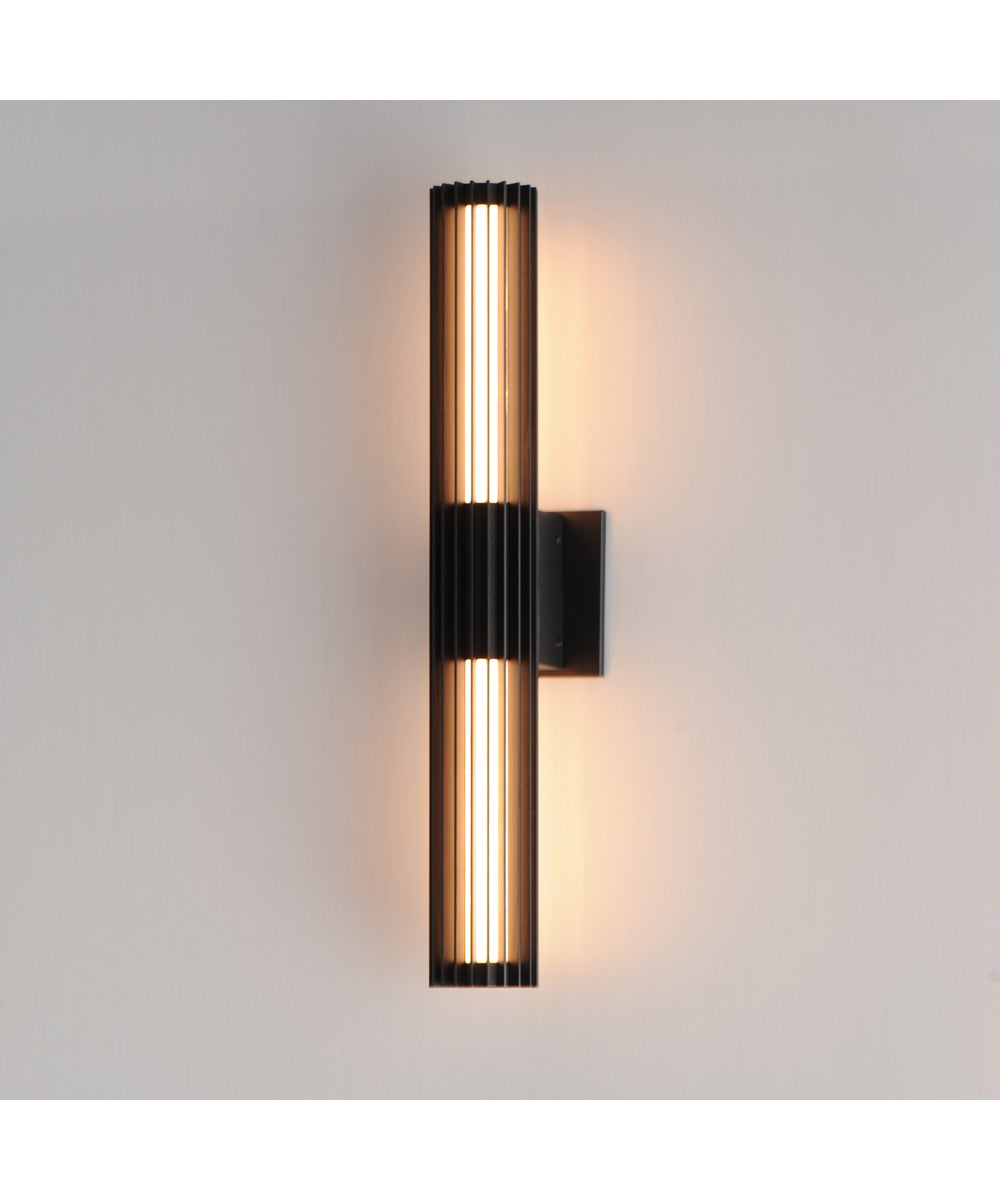 Citadel 24 inch LED Outdoor wall sconce Black