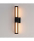 Citadel 24 inch LED Outdoor wall sconce Black
