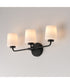 Durham 3-Light Bath Vanity Black