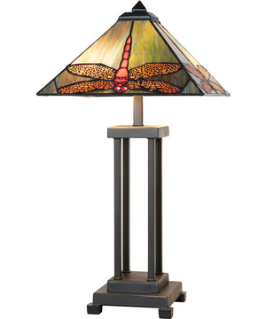 24" High Prairie Dragonfly Table Lamp