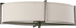 16"W Portia 6-Light Close-to-Ceiling Hazel Bronze