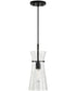 Mila 1-Light Pendant Matte Black