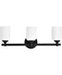 Solara 3-Light Vanity & Wall Matte Black