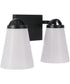 Zane 2-Light Lighting Flat Black