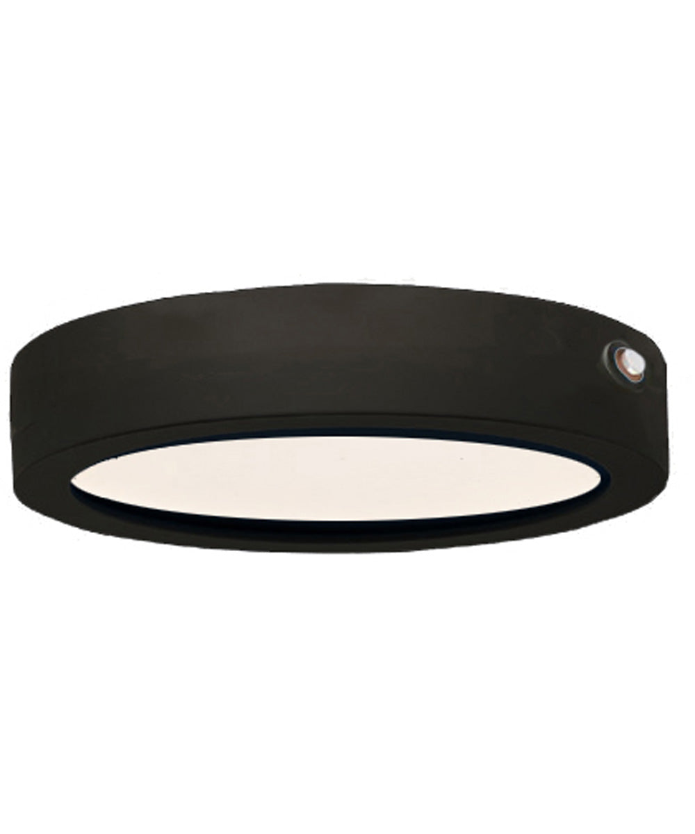 Wafer 7 inch RD LED Surface Mount 3000K Emergency Backup Black