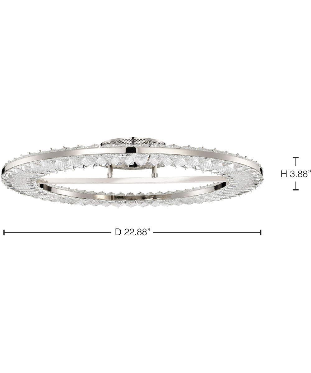 Nova  Close-to-Ceiling Polished Nickel