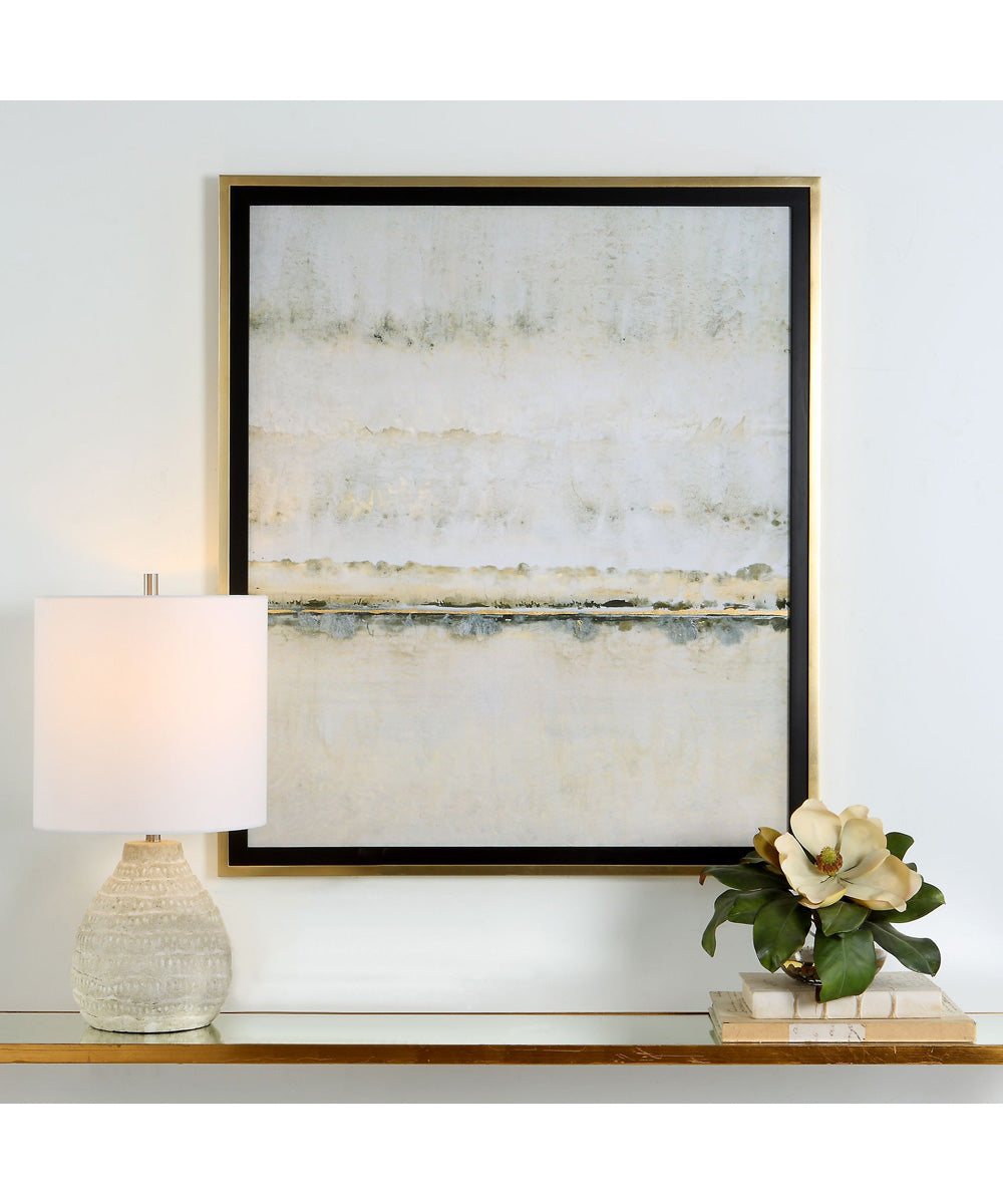 Gilded Horizon Framed Print