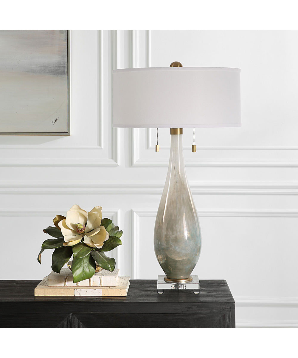 Cardoni Bronze Glass Table Lamp