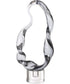 Luminous Twist Glass Sculpture