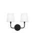 Dawson 2-Light Vanity Matte Black