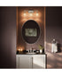 Reines 3-Light Bath Vanity with Clear Glass Shades Brushed Nickel