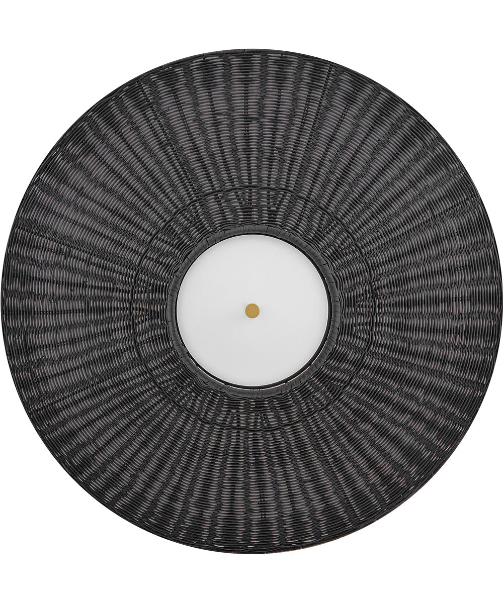 Delia 4-Light Small Convertible Chandelier in Lacquered Brass