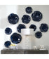 Abella Blue Ceramic Wall Decor, Set of 3