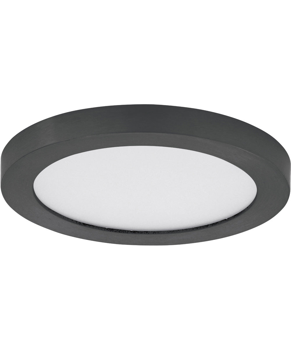 Chip 5 inch 12W RD LED Flush Mount - 5CCT Black