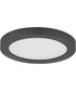 Chip 5 inch 12W RD LED Flush Mount - 5CCT Black