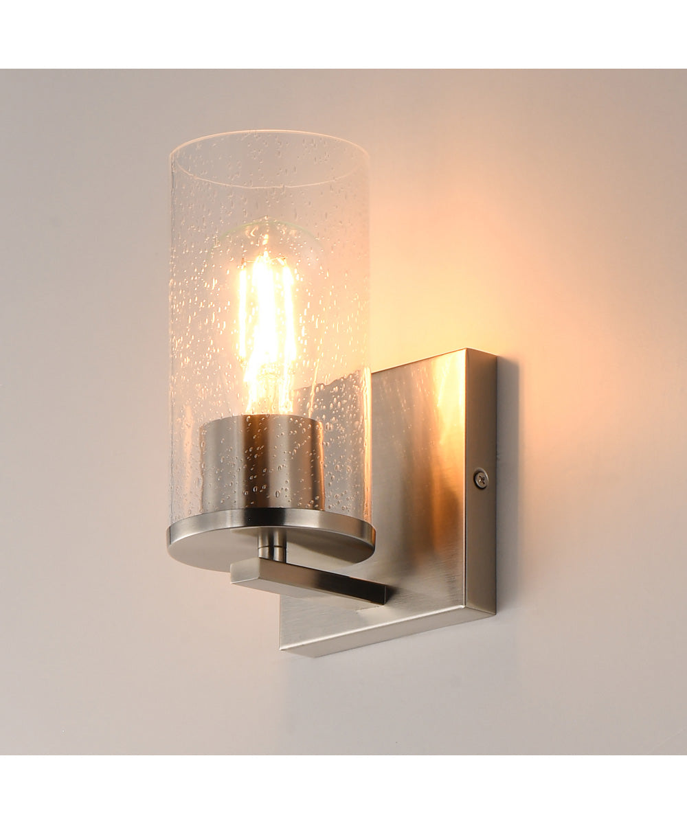 Livingston 1-Light Sconce Satin Nickel