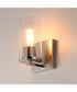 Livingston 1-Light Sconce Satin Nickel