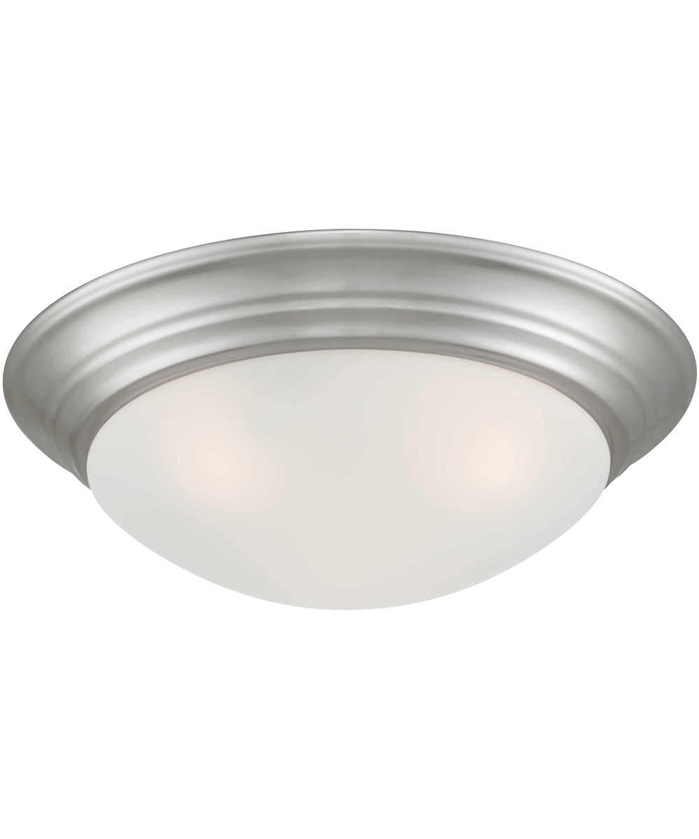Tap 2 Light Flush Mount Brushed Nickel