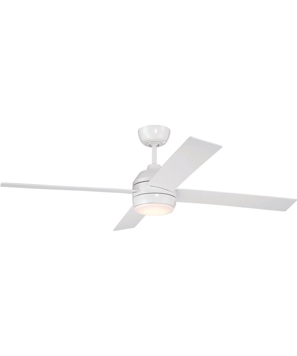 Kelsey 52" 4-blade Indoor Ceiling Fan 1-Light Fan White