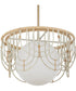 Arches 1 Light Rattan Pendant