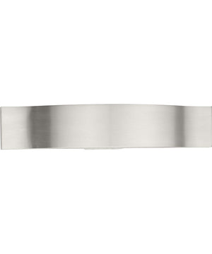 Curvity LED 24 in. Modern 3CCT Integrated LED Linear Vanity Light Brushed Nickel