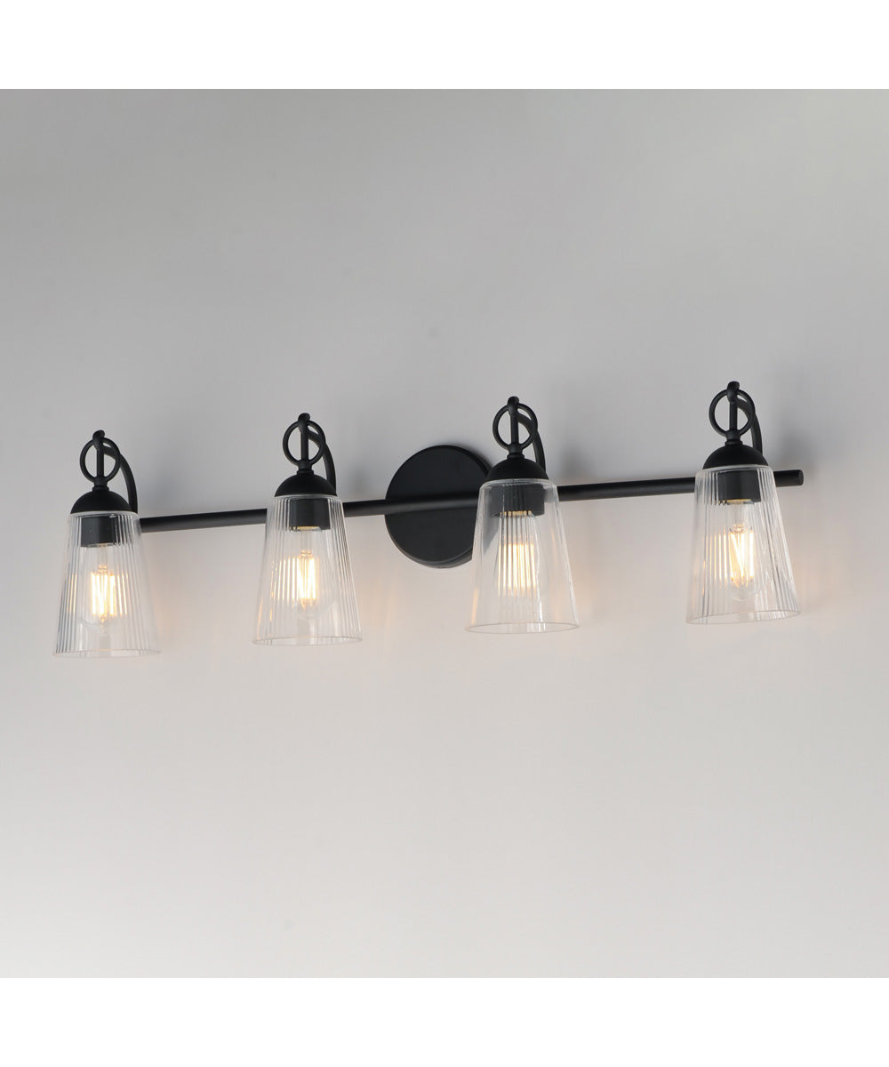 Jackson Hole 4-Light Bath Vanity Black