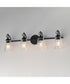 Jackson Hole 4-Light Bath Vanity Black