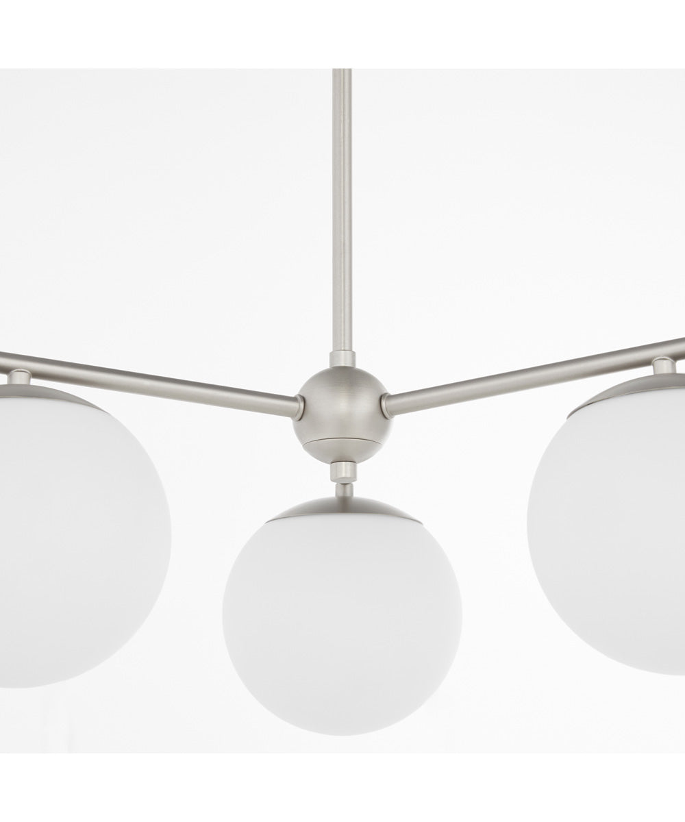 Jasper 3-light Chandelier Satin Nickel