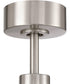 McCoy 60" 4-blade ceiling fan with 2-wire HW wall control 1-Light Fan Brushed Polished Nickel