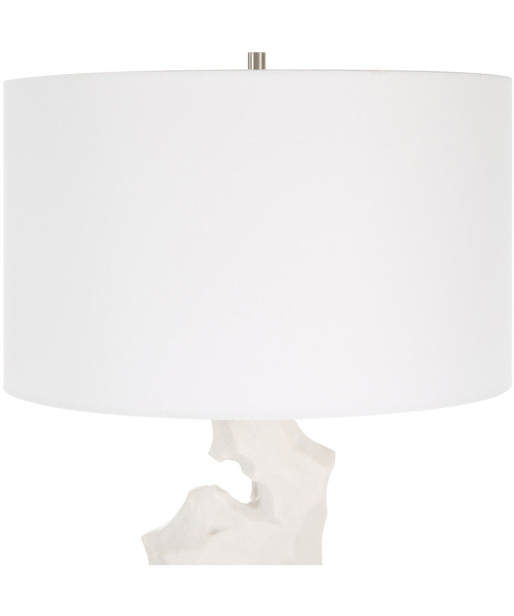 Remnant White Marble Table Lamp
