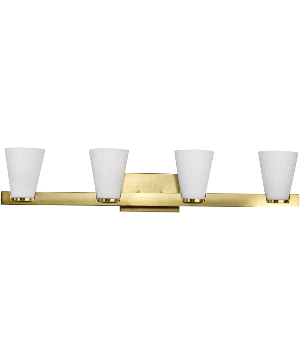 Royale 4-Light Vanity & Wall Burnished Brass