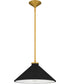 Bradbury 1-light Pendant Brushed Gold