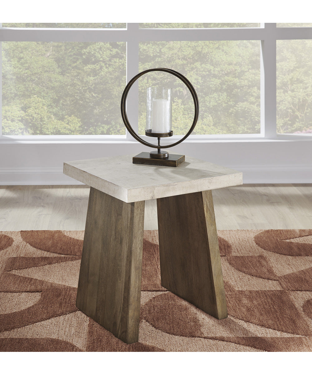 Brendalhouse Square End Table Light Brown