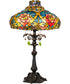 28" High Dragonfly Rose Table Lamp