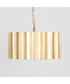 Allegra Large 1-Light Pendant Weathered Brass