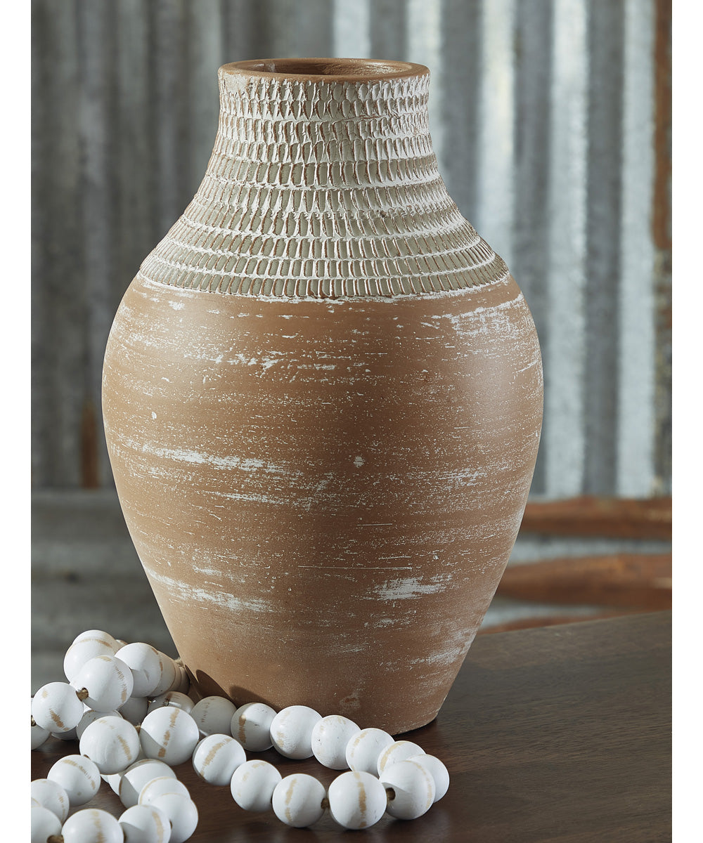 Reclove Vase Distressed White