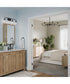 Ilia 4-Light Bath Vanity with Clear Glass Shade Matte Black
