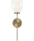 Joss 1-Light Sconce Aged Brass
