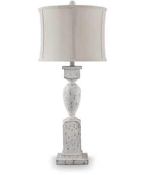 Madsbrook Poly Table Lamp Antique White