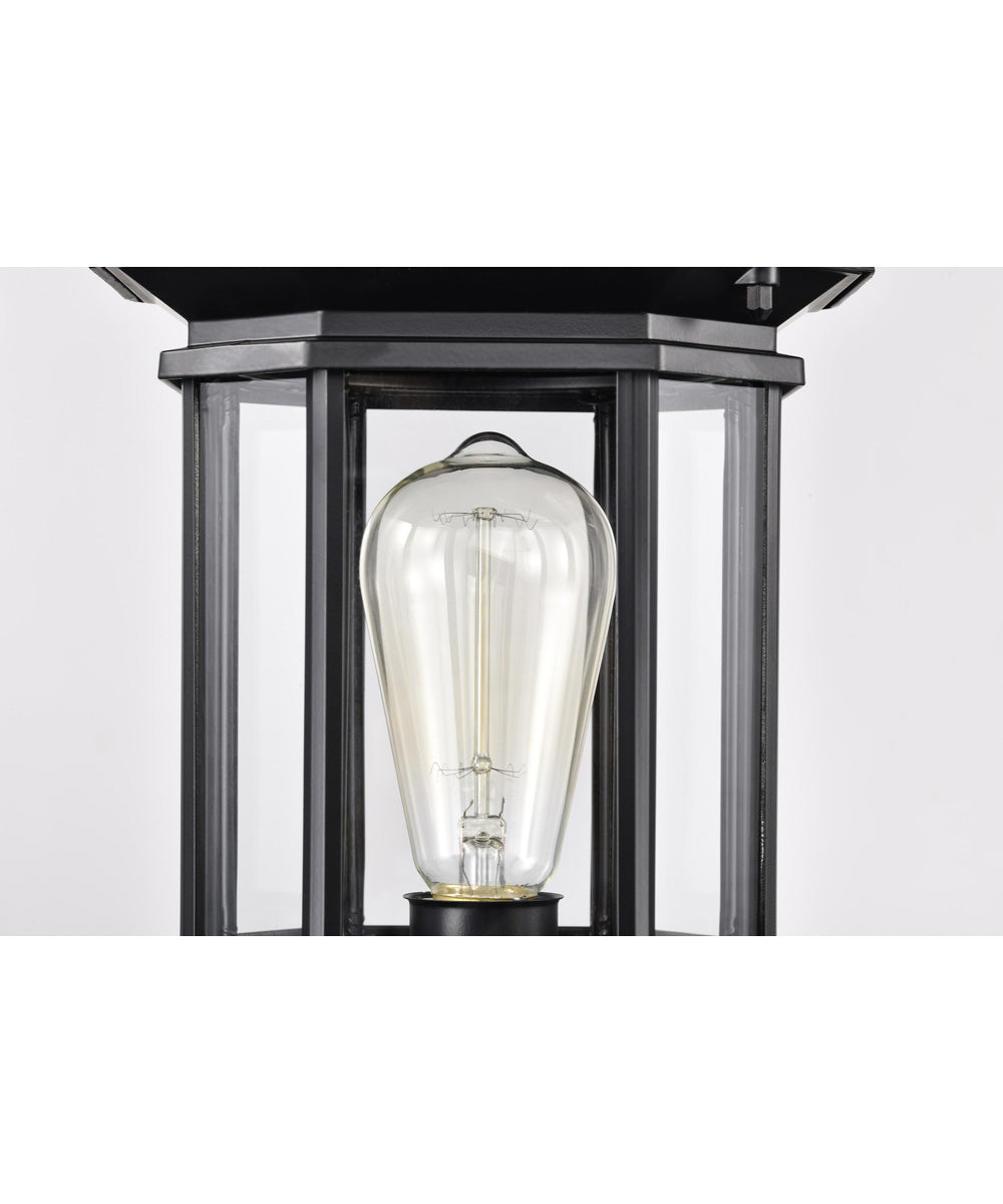 Hopkins 1-Light Outdoor Matte Black