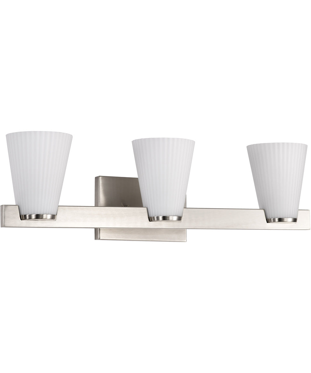 Royale 3-Light Vanity & Wall Brushed Nickel