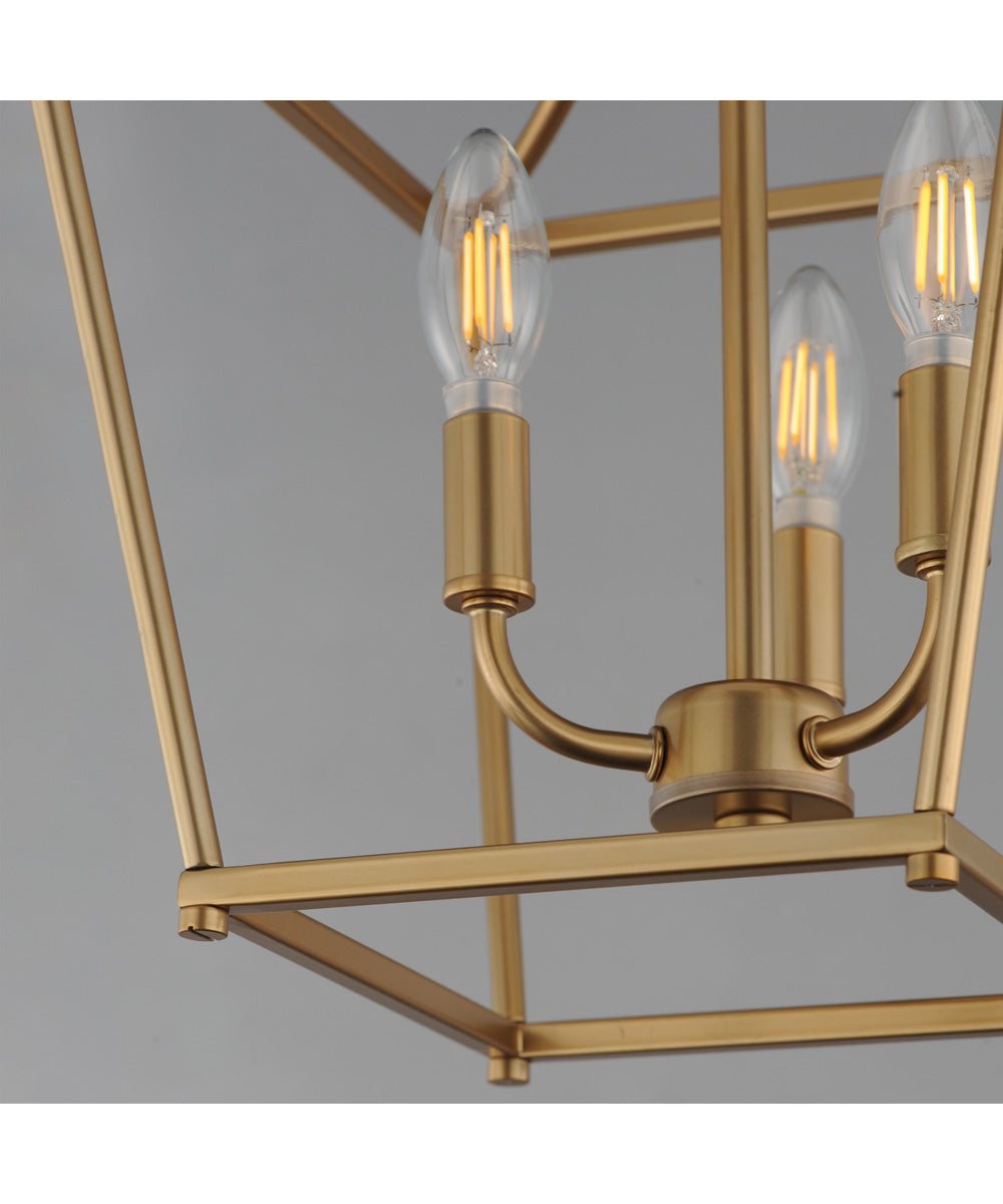 Clifton 3-Light Pendant Natural Aged Brass