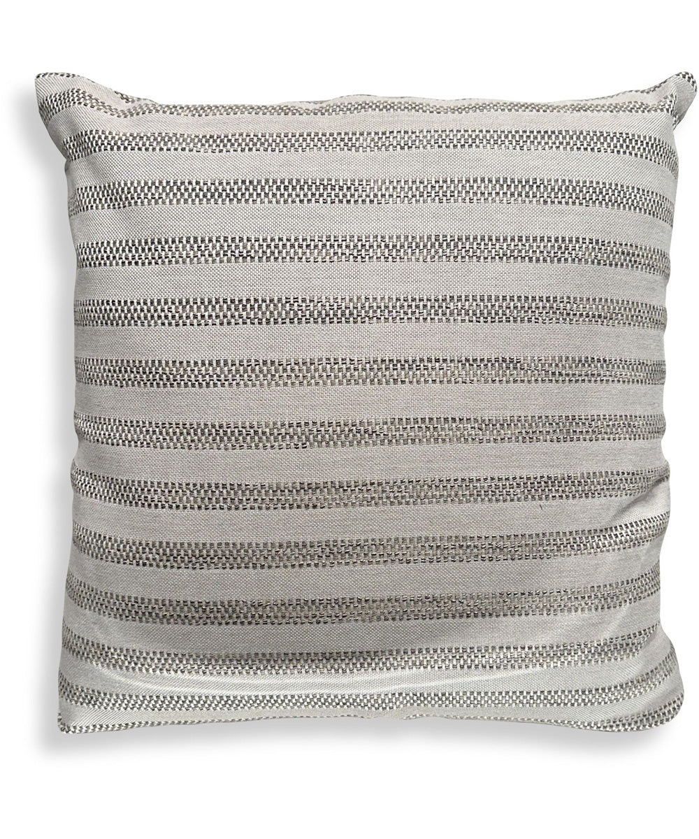 Basket Stripe Rattan Outdoor Pillow