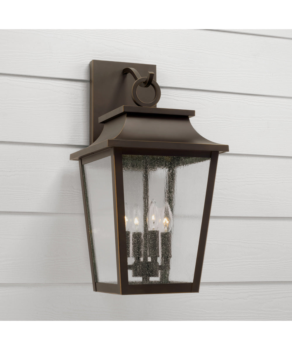 Chandler 4-Light Outdoor Wall-Lantern Oiled Bronze