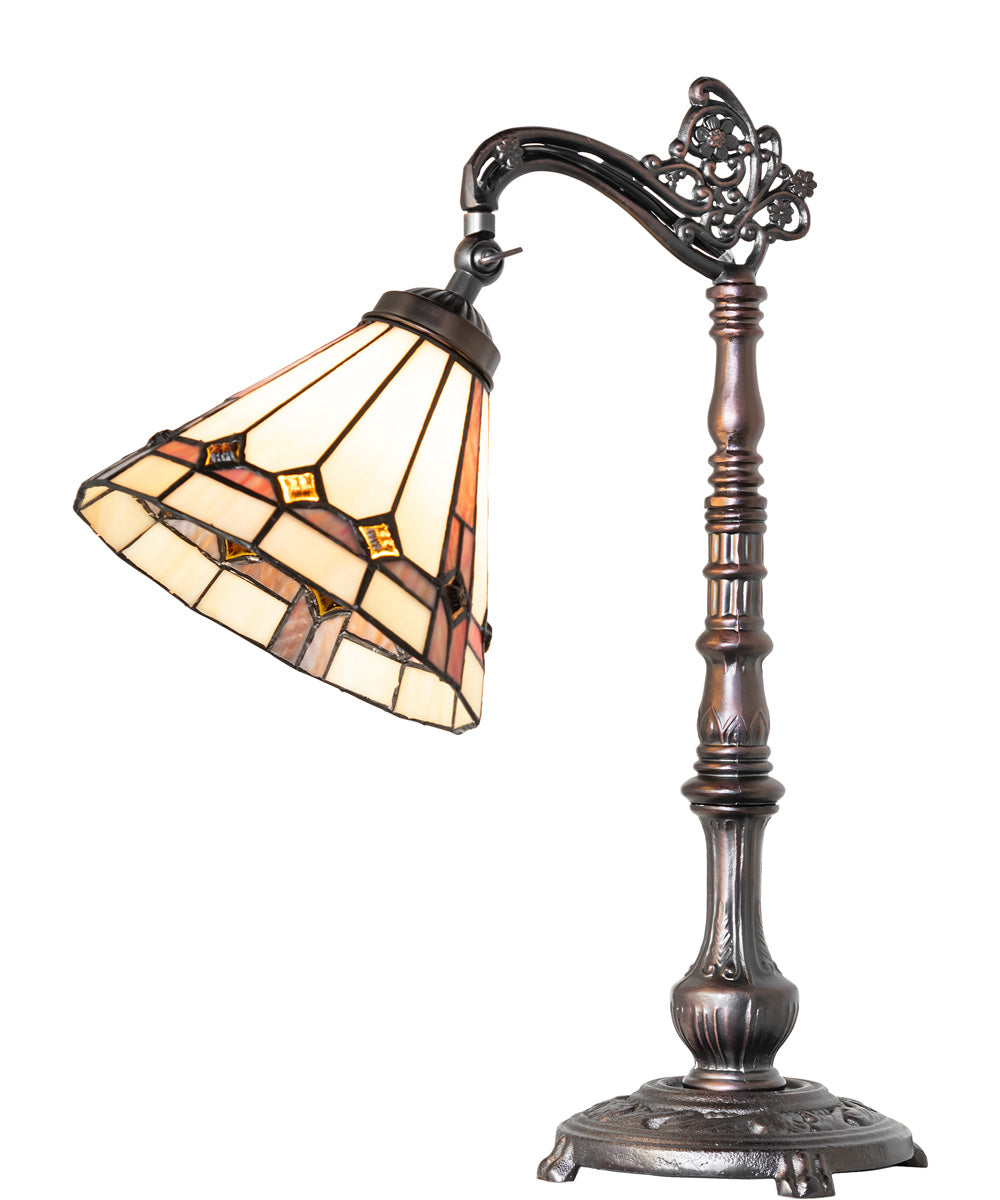 20" High Belvidere Bridge Arm Table Lamp