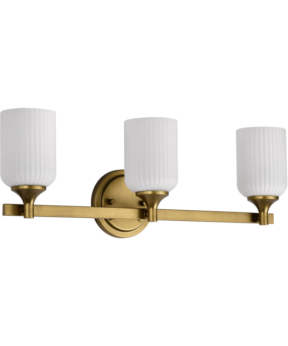 Solara 3-Light Vanity & Wall Natural Brass