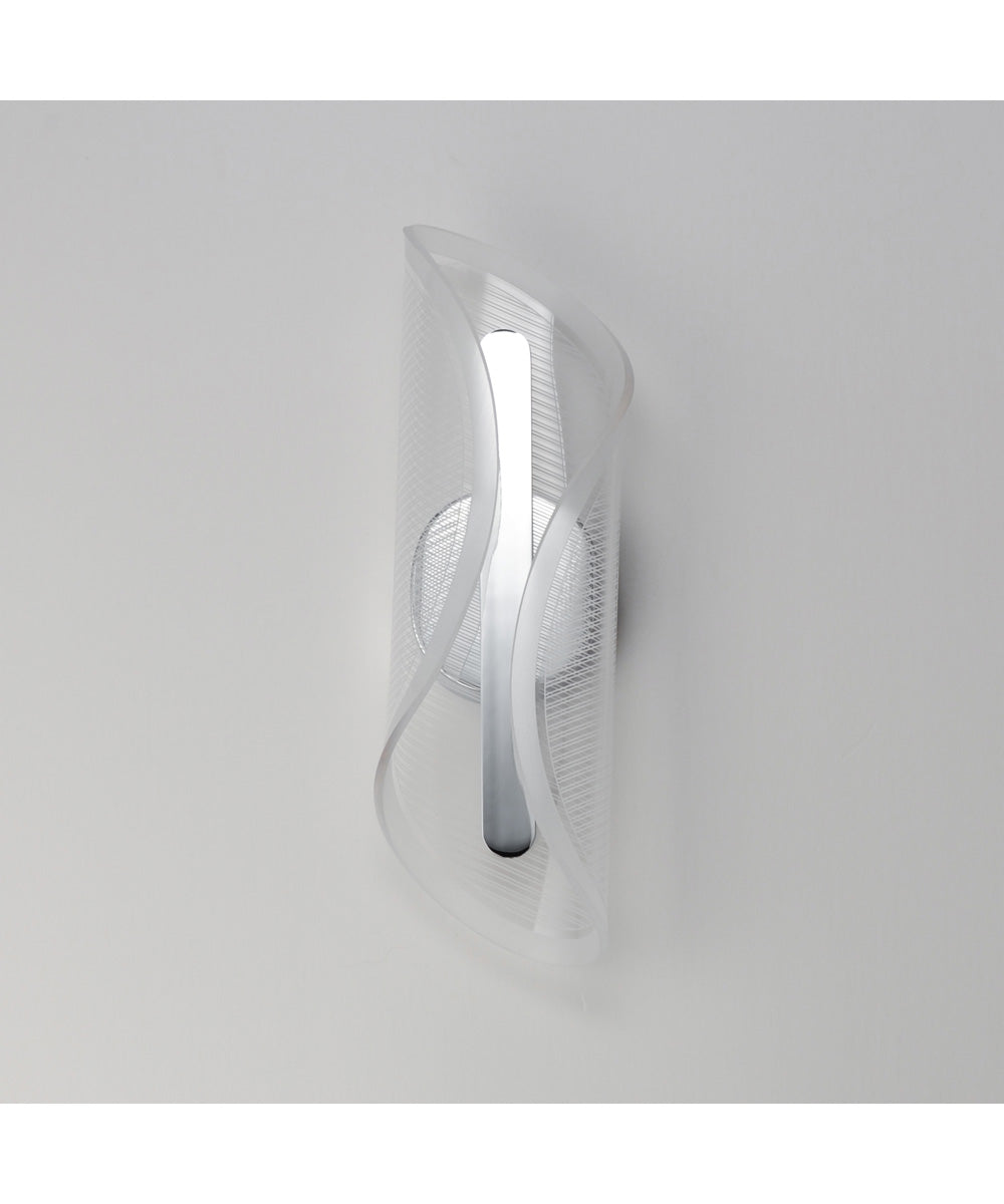 Manta 17 inch LED Wall Sconce Polished Chrome