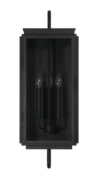 Irving 3-Light Outdoor Lighting Textured Black